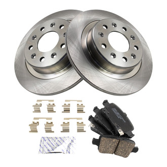 TRQ® - Rear Disc Brake Kit with Ceramic Pads