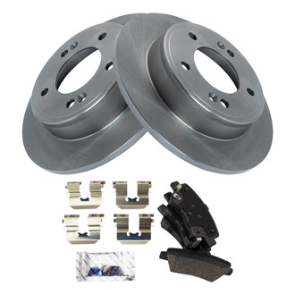 TRQ® - Rear Disc Brake Kit with Ceramic Pads