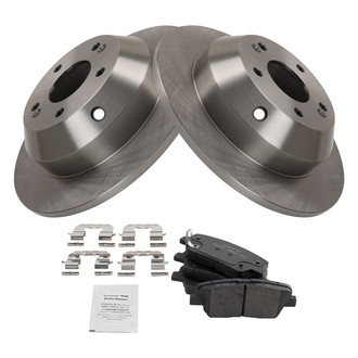 TRQ® - Rear Disc Brake Kit with Ceramic Pads