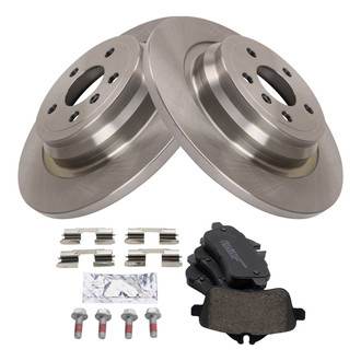 TRQ® - Rear Disc Brake Kit with Ceramic Pads