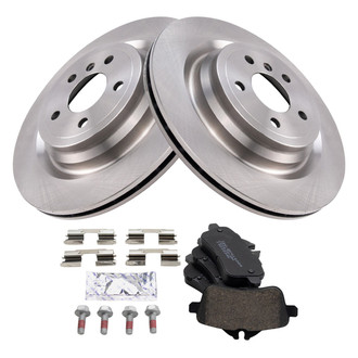 TRQ® - Rear Disc Brake Kit with Ceramic Pads
