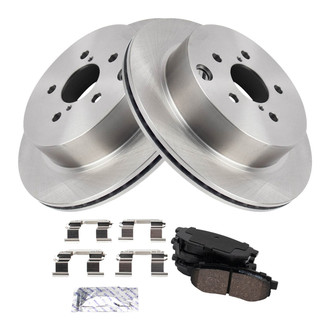 TRQ® - Rear Disc Brake Kit with Ceramic Pads