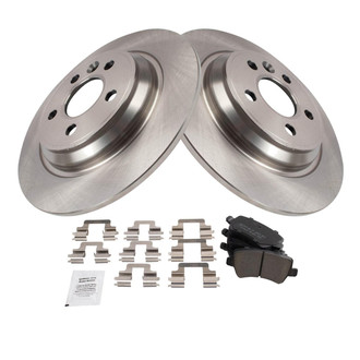 TRQ® - Rear Disc Brake Kit with Ceramic Pads