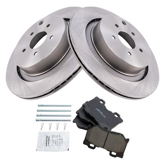 TRQ® - Rear Disc Brake Kit with Ceramic Pads