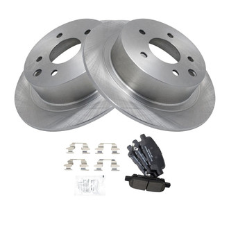 TRQ® - Rear Disc Brake Kit with Ceramic Pads