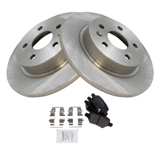 TRQ® - Rear Disc Brake Kit with Ceramic Pads