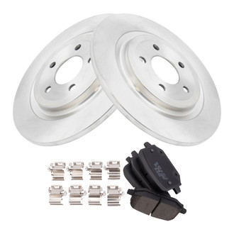 TRQ® - Rear Disc Brake Kit with Ceramic Pads