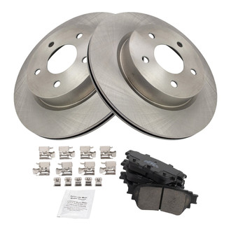 TRQ® - Rear Disc Brake Kit with Ceramic Pads