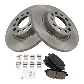 TRQ® - Rear Disc Brake Kit with Ceramic Pads