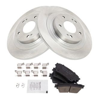 TRQ® - Rear Disc Brake Kit with Ceramic Pads