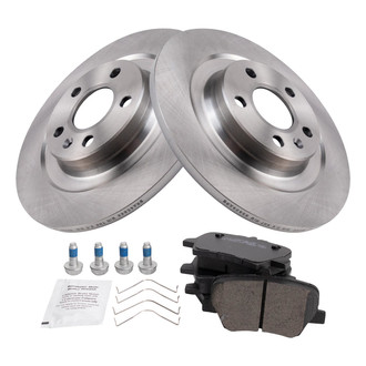 TRQ® - Rear Disc Brake Kit with Ceramic Pads