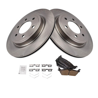 TRQ® - Rear Disc Brake Kit with Ceramic Pads