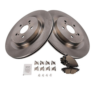 TRQ® - Rear Disc Brake Kit with Ceramic Pads