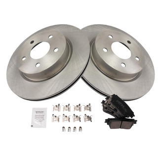 TRQ® - Rear Disc Brake Kit with Ceramic Pads
