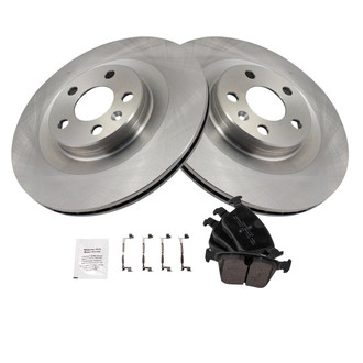 TRQ® - Rear Disc Brake Kit with Ceramic Pads