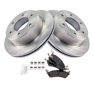 TRQ® - Rear Disc Brake Kit with Ceramic Pads