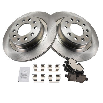 TRQ® - Rear Disc Brake Kit with Ceramic Pads