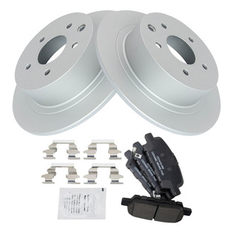 TRQ® - Rear Disc Brake Kit with Ceramic Pads