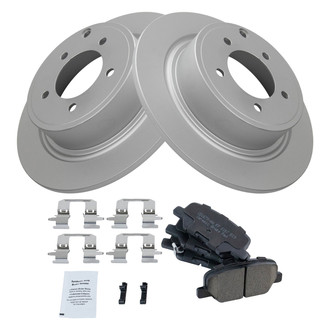 TRQ® - Rear Disc Brake Kit with Ceramic Pads