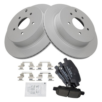 TRQ® - Rear Disc Brake Kit with Ceramic Pads