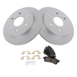 TRQ® - Rear Disc Brake Kit with Ceramic Pads