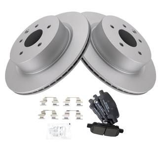 TRQ® - Rear Disc Brake Kit with Ceramic Pads