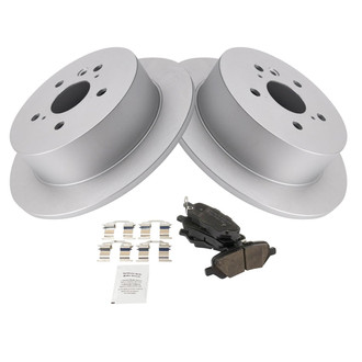 TRQ® - Rear Disc Brake Kit with Ceramic Pads