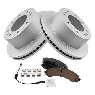 TRQ® - Rear Disc Brake Kit with Ceramic Pads