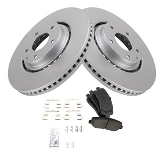 TRQ® - Front Disc Brake Kit with Ceramic Pads