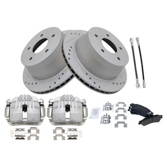 TRQ® - Performance Ceramic Rear Brake Kit