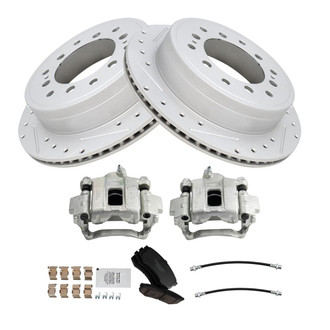TRQ® - Performance Ceramic Rear Brake Kit