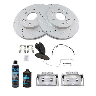 TRQ® - Performance Ceramic Front Brake Kit