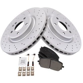 TRQ® - Front Disc Brake Kit with Ceramic Pads