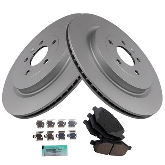 TRQ® - Rear Disc Brake Kit with Ceramic Pads