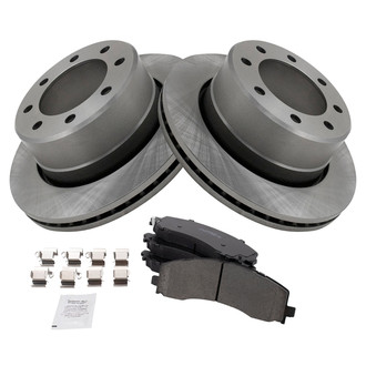 TRQ® - Rear Disc Brake Kit with Ceramic Pads