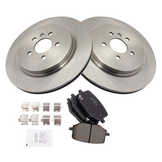 TRQ® - Rear Disc Brake Kit with Ceramic Pads