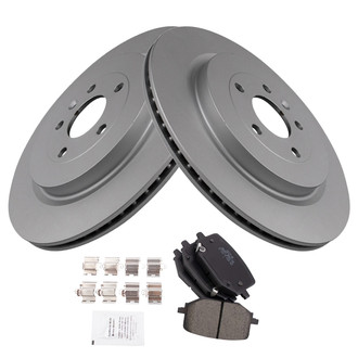 TRQ® - Rear Disc Brake Kit with Ceramic Pads