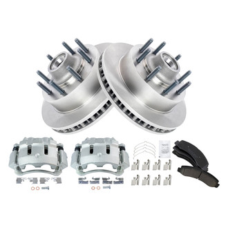 TRQ® - Front Disc Brake Kit with Ceramic Pads and Calipers