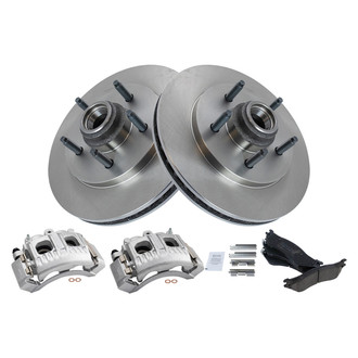 TRQ® - Front Disc Brake Kit with Ceramic Pads and Calipers