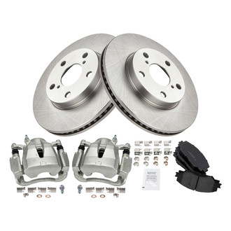 TRQ® - Front Disc Brake Kit with Ceramic Pads and Calipers