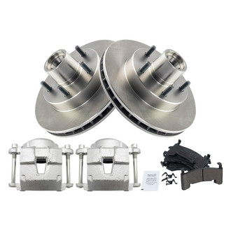 TRQ® - Front Disc Brake Kit with Ceramic Pads and Calipers