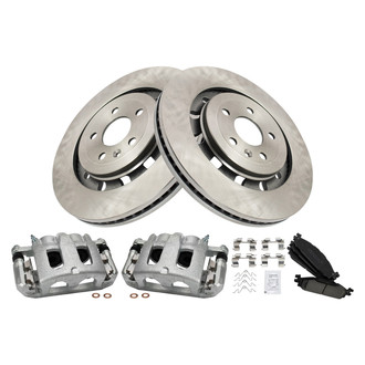 TRQ® - Front Disc Brake Kit with Ceramic Pads and Calipers