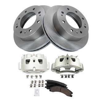 TRQ® - Front Disc Brake Kit with Ceramic Pads and Calipers