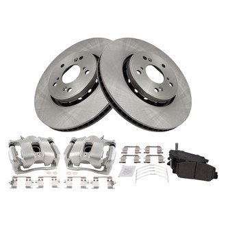 TRQ® - Front Disc Brake Kit with Ceramic Pads and Calipers