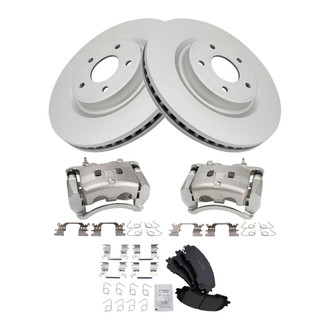 TRQ® - Front Disc Brake Kit with Ceramic Pads and Calipers