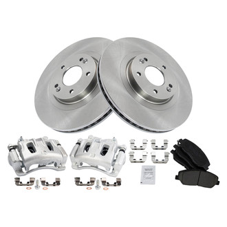 TRQ® - Front Disc Brake Kit with Ceramic Pads and Calipers