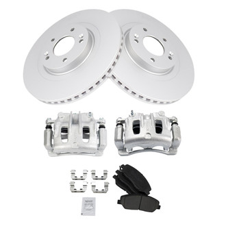 TRQ® - Front Disc Brake Kit with Ceramic Pads and Calipers
