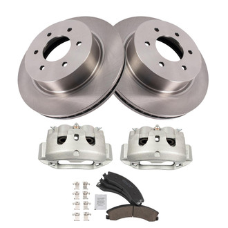 TRQ® - Front Disc Brake Kit with Ceramic Pads and Calipers