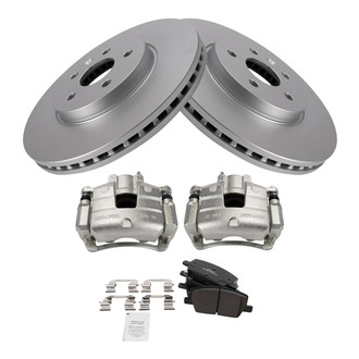 TRQ® - Front Disc Brake Kit with Ceramic Pads and Calipers