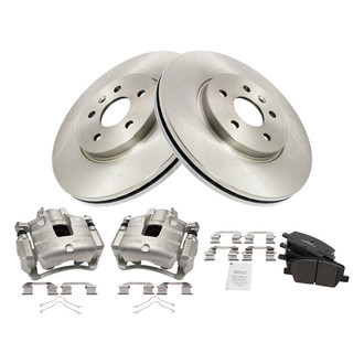 TRQ® - Front Disc Brake Kit with Ceramic Pads and Calipers